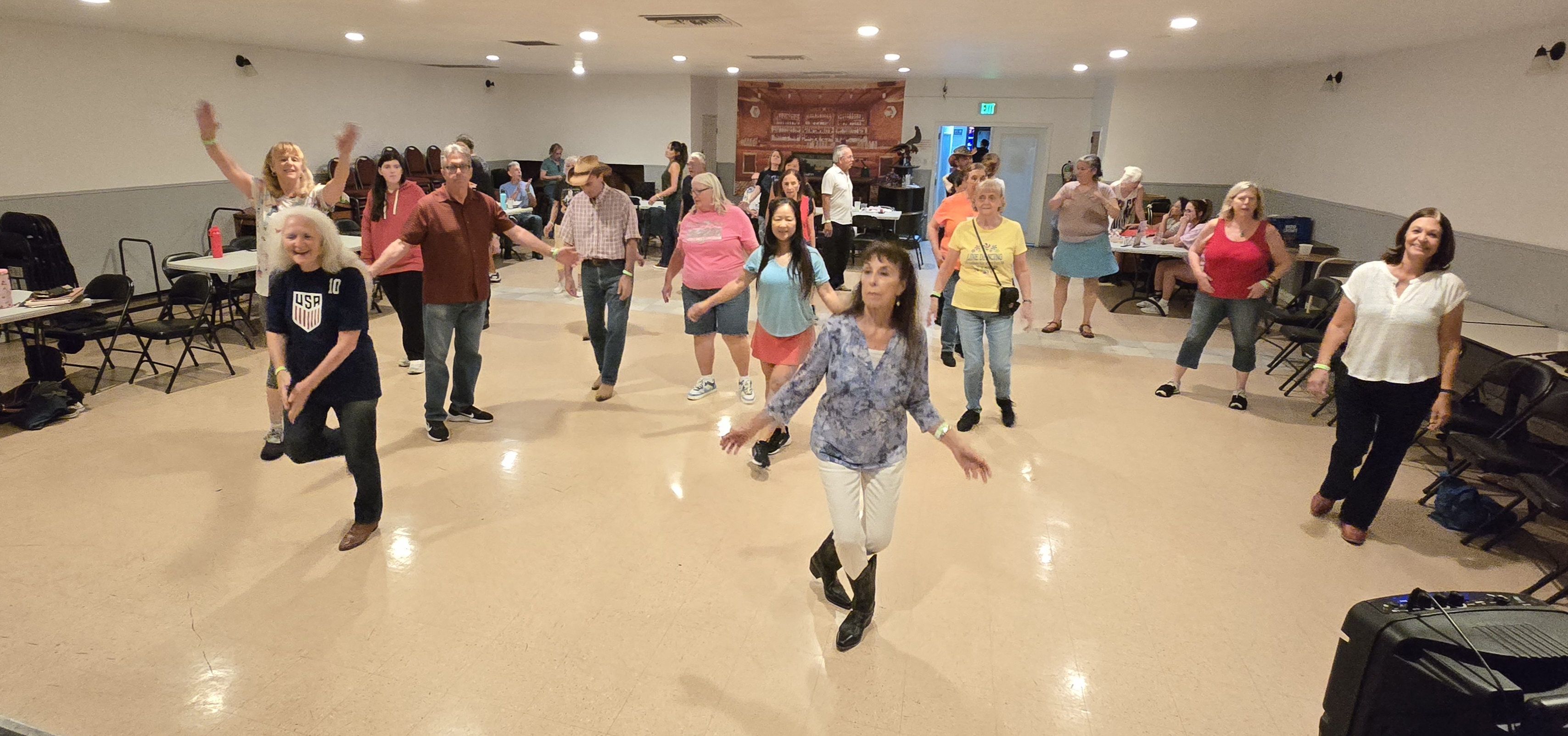 Line Dancing at VFW Monrovia 