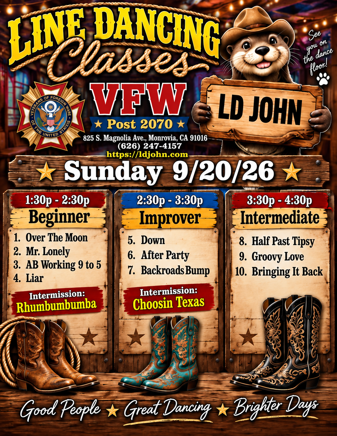 September 2026 Lessons & Playlist 
