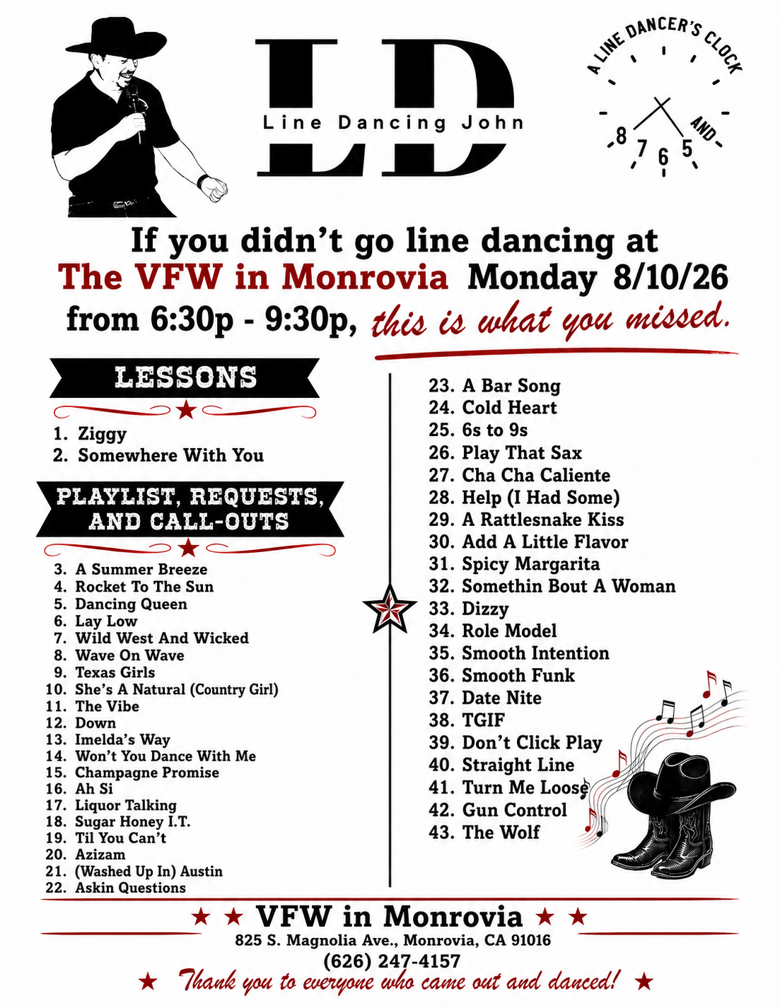 Line Dancing Lesson