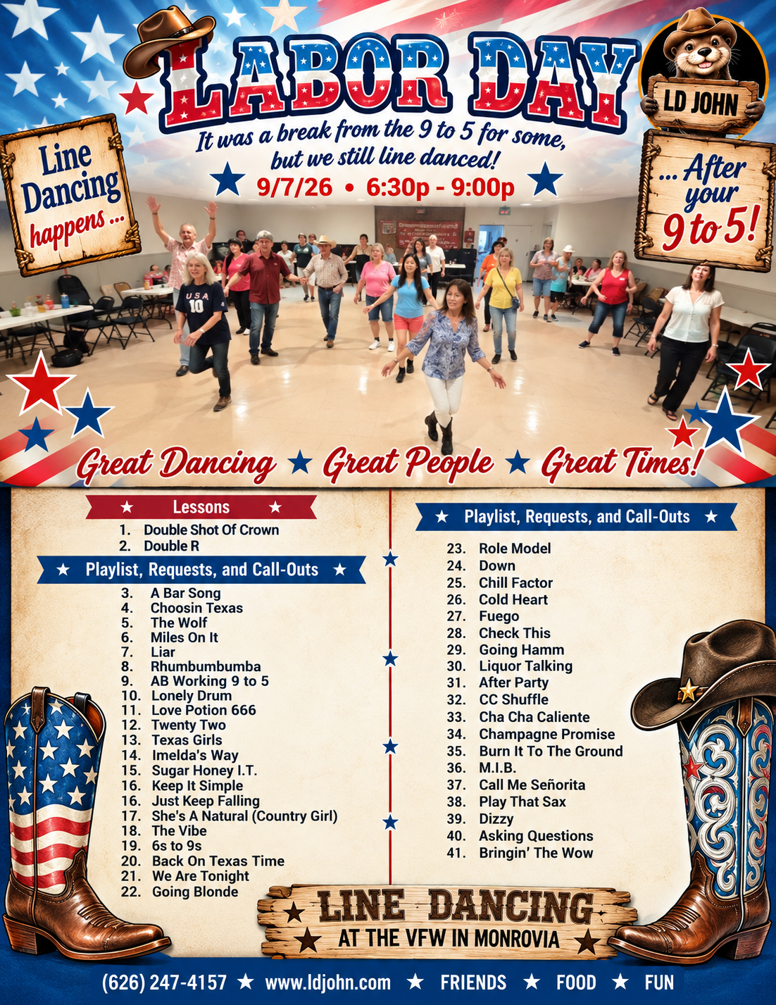 Line Dancing Lesson
